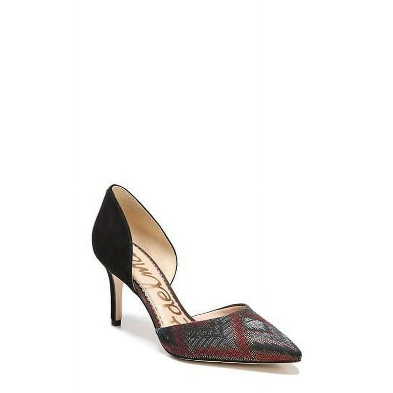 SAM EDELMAN Telsa D orsay Pointy Toe Pump Cranberry Multicolor Pump 9 Walmart