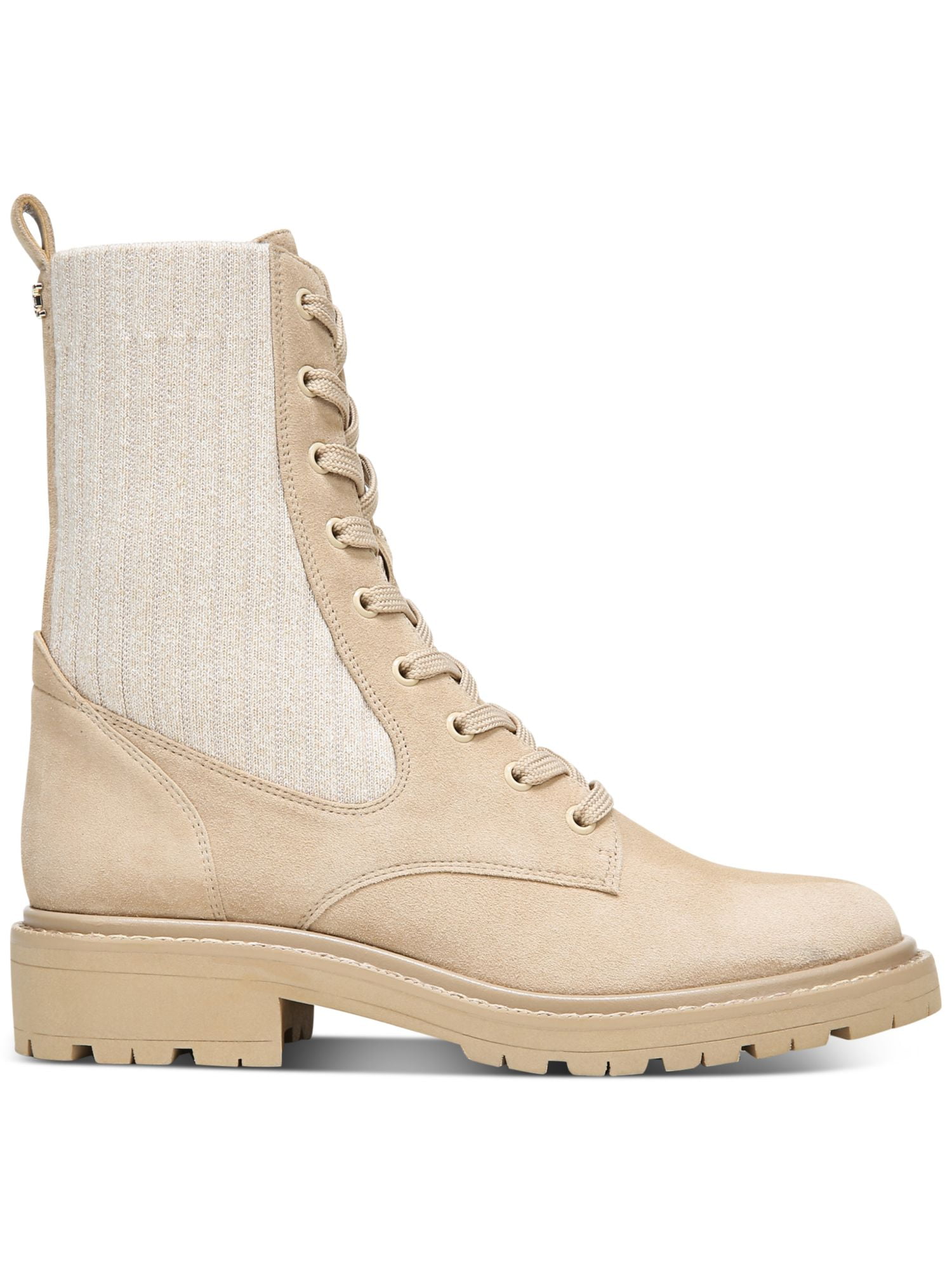 SAM EDELMAN Womens Beige Knit Comfort Water Resistant 