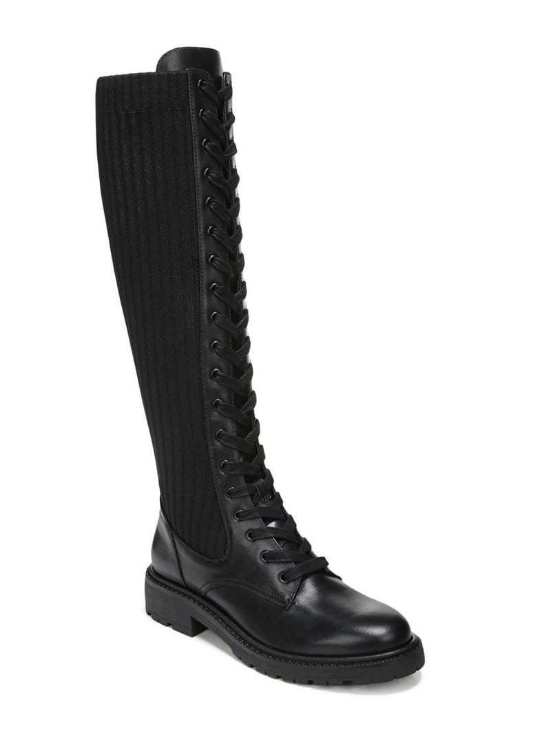 SAM EDELMAN Womens Black Knit Stretch Lug Sole Lila Round  display picture 1