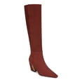 thumbnail image 1 of SAM EDELMAN Womens Brown Goring Comfort Sulema Square Toe Zip-Up Leather Dress Boots 5.5 M, 1 of 4