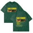 thumbnail image 1 of SAM FENDER T-Shirt Summer Crew Neck Short Sleeve T-Shirt Unisex Street Fashion Clothing Tops T-Shirt, 1 of 6