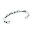 thumbnail image 1 of Sam & Lori Long Distance Relationship Gifts Best Friend Cuff Bracelet for Women Friendship Bestie Sister Christmas Day, 1 of 5