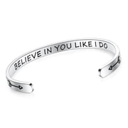Sam & Lori Gifts for Teen Girls Teenager Inspirational Bracelet for Women Her Best Friend Cuff Christmas Stocking Stuffers Valentine