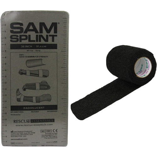 SAM Splint Combo Pack (36" SAM Splint & Cohesive Wrap)