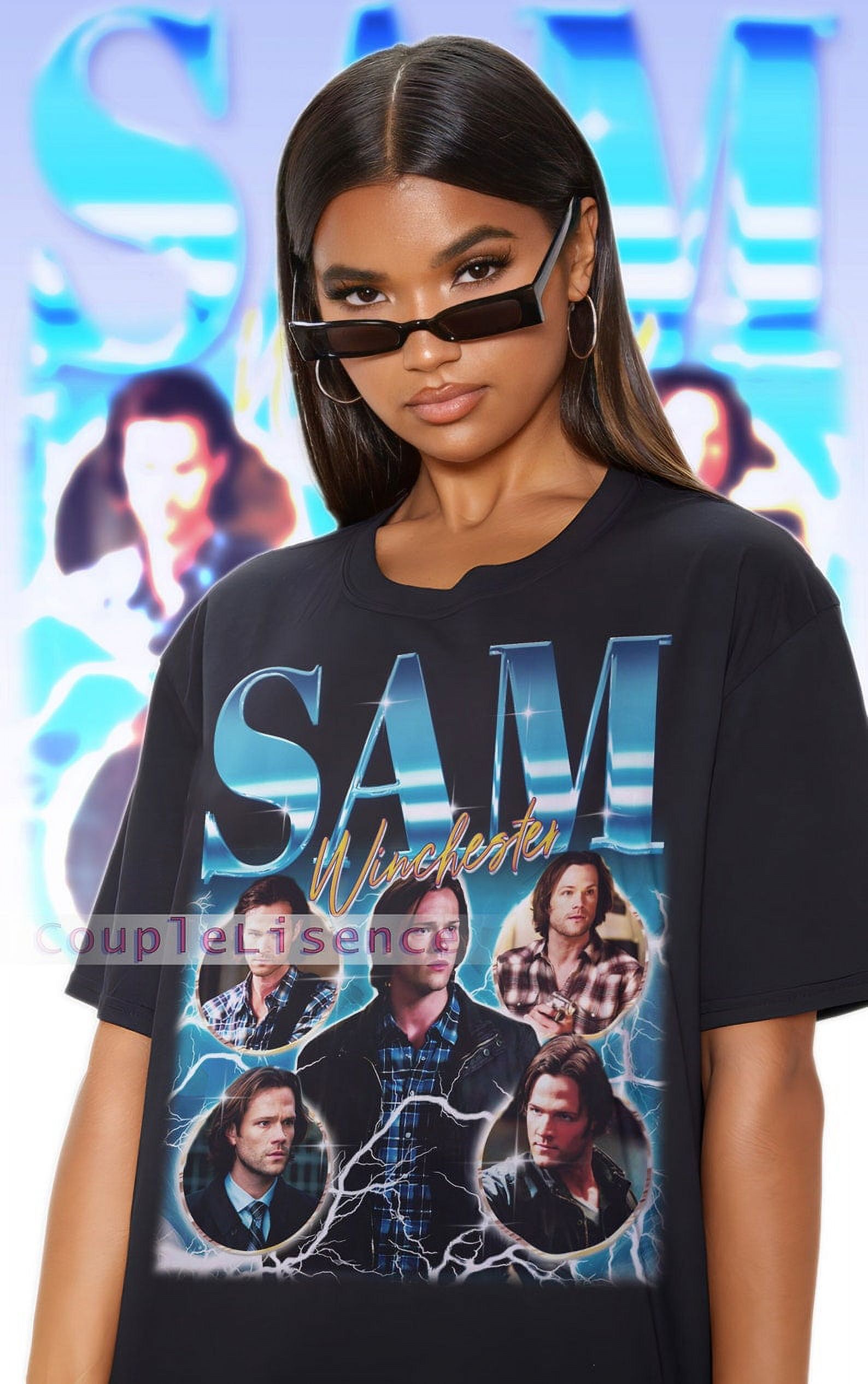 SAM WINCHESTER Vintage Sam Winchester Homage Sam Winchester Homage Sam Winchester Graphic