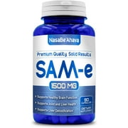 NasaBeahava Pure SAM-e Supplement for Brain, Liver, and Joint Support, 1500mg, 90 Capsules