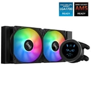 SAMA 240 CPU Liquid Cooler SM240LD All-in-one Water Cooling Tirple Quiet PWM Fan AIO PC Water Cooler Black