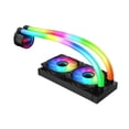 thumbnail image 1 of SAMA 360mm Liquid Cooler AIO PC Cooling Water Cooler PWM Fan RGB Circle for AMD/Intel Halo Black, 1 of 6