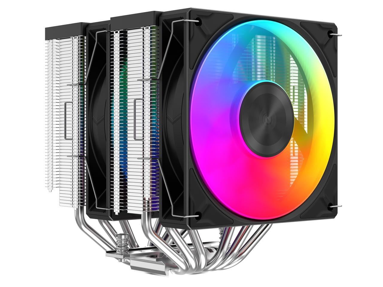 Sama A60L Dual-Tower ARGB CPU Air Cooler 6 Heat Pipes Dual 120mm ARGB