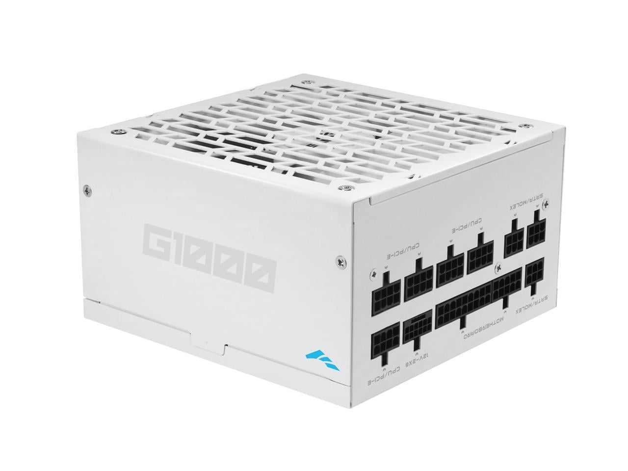 SAMA G1000W ATX 3.1 Power Supply, 1000W, Cybenetics Gold Standards, PCIe 5.1 Ready, Full Modular, Japanese Capacitors, FDB Fan, White Version