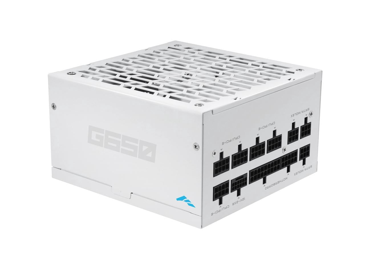 SAMA G650W ATX 3.1 Power Supply, 650W,Cybenetics Gold Standards, PCIe 5.1 Ready, Full Modular, Japanese Capacitors, FDB Fan, White Version