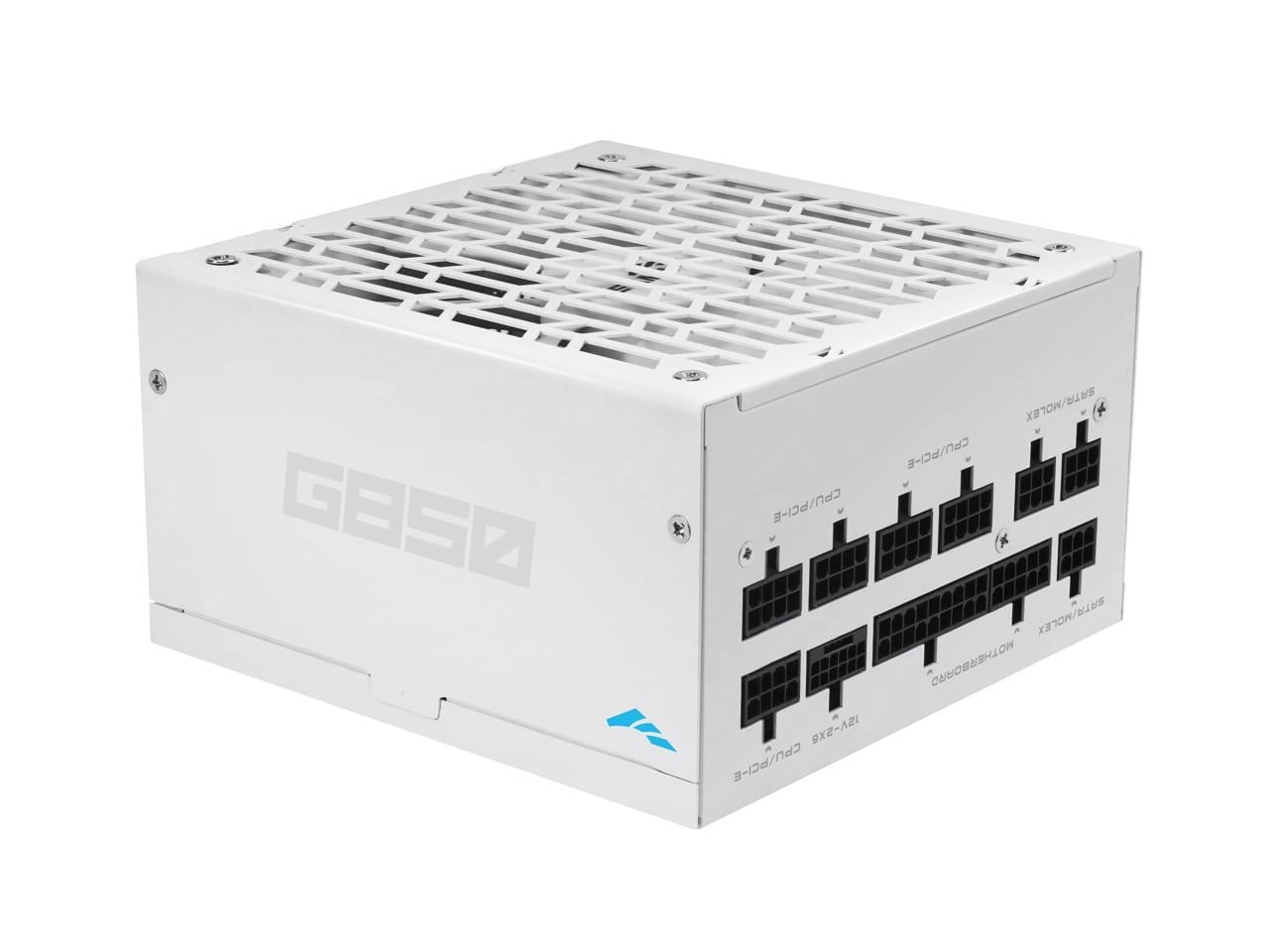 SAMA G850W ATX 3.1 Power Supply, 850W, Cybenetics Gold Standards, PCIe 5.1 Ready, Full Modular, Japanese Capacitors, FDB Fan, White Version