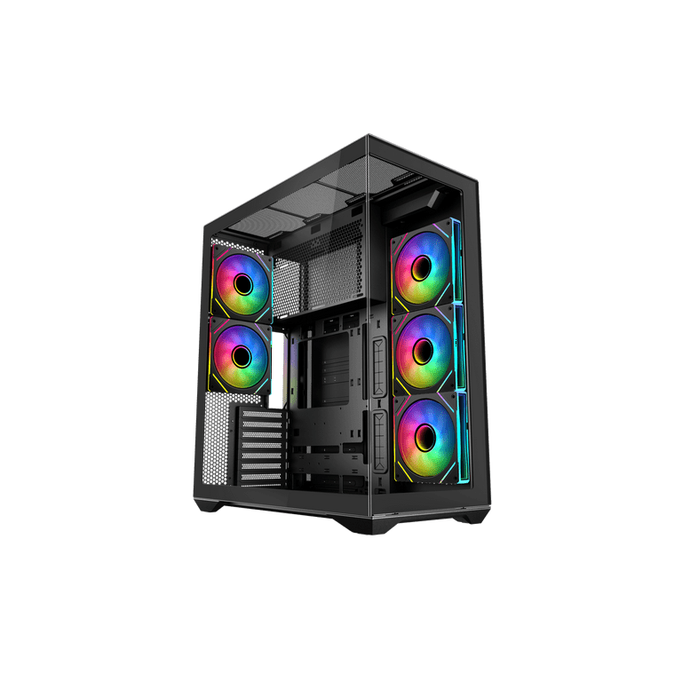 SAMA V Cool Black Steel / Tempered Glass USB3.0/Type C ATX