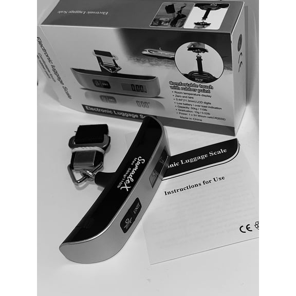 SAMADEX Portable Digital Luggage Scale with Tare Function, Travel Weight Scale for Baggage Up to 110 Lbs/50 Kg