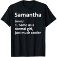 thumbnail image 1 of SAMANTHA Definition Personalized Funny Birthday Gift Idea T-Shirt, 1 of 3