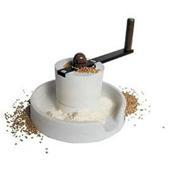 SAMAP Model 220 Manual Stone Grain Mill Grinder by Miracle Exclusive