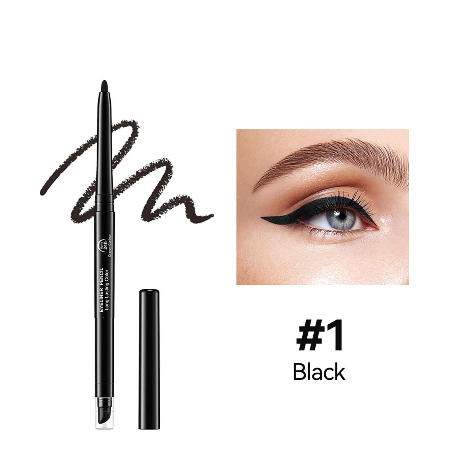 SAMCIYU Clearance Eyeliner Glue Pen Enlarges Eyes Color Rendering