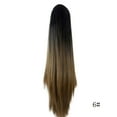 SAMCIYU Women Fashion Claw Clip Long Straight Ponytail Hair Extensions