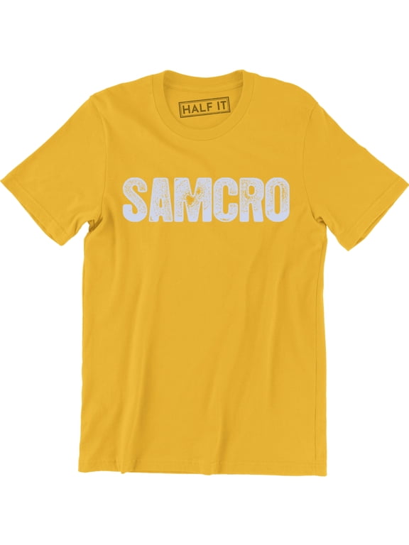 SAMCRO Motorcycle Mens Biker Distressed Fashion Gift for Boyfriend T-Shirt
