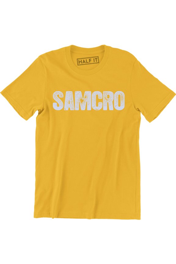 SAMCRO Motorcycle Mens Biker Distressed Fashion Gift for Boyfriend T-Shirt