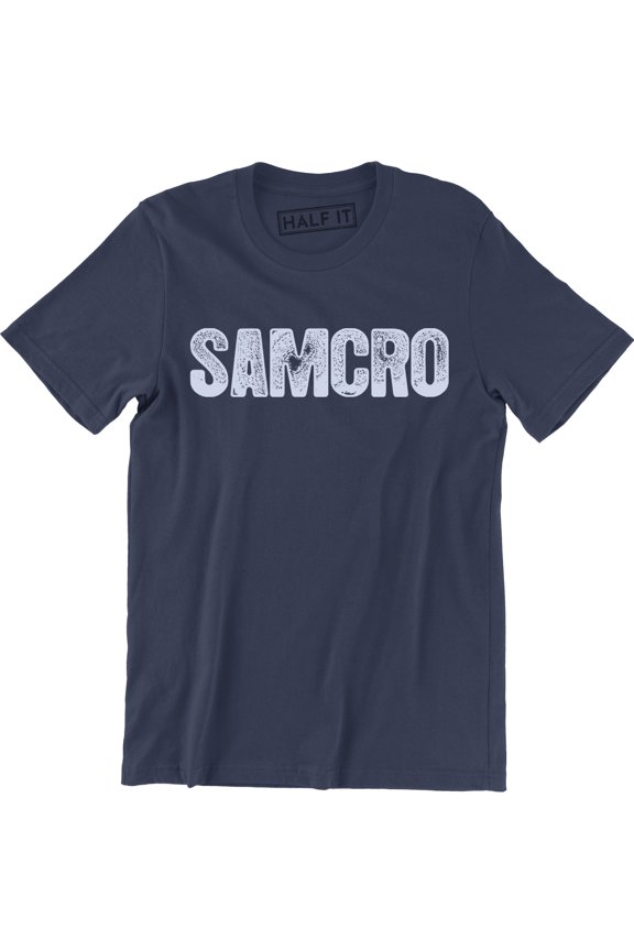 SAMCRO Motorcycle Mens Biker Distressed Fashion Gift for Boyfriend T-Shirt