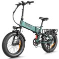 thumbnail image 1 of SAMEBIKE 749w Folding Electric Bike for Adults, 48V 15Ah Removable Battery E-Bike, Up to 70 Miles Range, 20" x 4.0 Fat Tire Electric Mountain Bike with Dual Suspension, 7-Speed Commuter Bicycle, 1 of 10