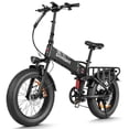 thumbnail image 1 of SAMEBIKE 749w Folding Electric Bike for Adults, 48V 15Ah Removable Battery E-Bike, Up to 70 Miles Range, 20" x 4.0 Fat Tire Electric Mountain Bike with Dual Suspension, 7-Speed Commuter Bicycle, 1 of 10
