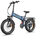 thumbnail image 1 of SAMEBIKE 749w Folding Electric Bike for Adults, 48V 15Ah Removable Battery E-Bike, Up to 70 Miles Range, 20" x 4.0 Fat Tire Electric Mountain Bike with Dual Suspension, 7-Speed Commuter Bicycle, 1 of 10