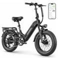thumbnail image 1 of SAMEBIKE Electric Bike for Adults, 750W Peak Motor, 28 MPH, 48V 20Ah Removable Battery, 20"x4.0" Fat Tire E-Bike, Hydraulic Disc Brakes, 90-Mile PAS Range for Snow, Beach and Commuting, 1 of 9