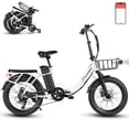 thumbnail image 1 of SAMEBIKE Foldable Electric Bike for Adults 20x3.0 Fat Tire Ebike 749W Peak Motor 48V 13Ah Removable Battery Up to 20 mph Up to 55 miles Range, 1 of 9