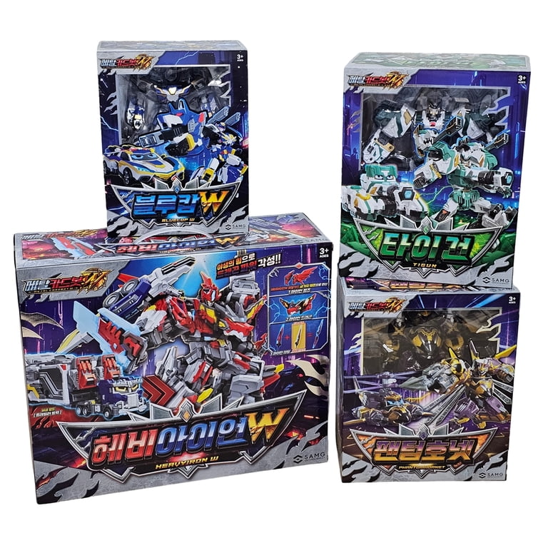 SAMG Metal Cardbot W 2025 Edition 4-Pack Transforming Robot
