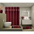 thumbnail image 1 of SAMIMPORT-2011 15 Piece Bathroom Linen & Accessory Set : 2-Rugs/Mats, 1 -Fabric Shower Curtain, 12-Fabric Covered Rings Non Slip Rugs Butterfly Orange, 1 of 2