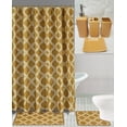 thumbnail image 1 of 19-Piece Bathroom Linen & Accessory Set Accessories, Home Bath Decor, Honey Gold, 1 of 2