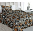 thumbnail image 1 of SAMIMPORT-2011 3 Piece 300 Thread Count, Unisex for Children Easy Wash Lightweight Football, 1 of 3