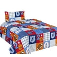 thumbnail image 1 of SAMIMPORT-2011 3-Piece Multicolor Ultra Soft Microfiber Bed Sheet Set, Twin - Machine Washable, 1 of 3