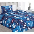 thumbnail image 1 of SAMIMPORT-2011 3-Piece Multicolor Ultra-Soft Microfiber Sheet Set, Twin - Machine Washable, 1 of 3