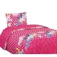 thumbnail image 1 of SAMIMPORT-2011 3-Piece Pony Pink Ultra-Soft Microfiber Bed Sheet Set, Twin - Machine Washable, 1 of 3