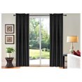 thumbnail image 1 of SAMIMPORT-2011 Elegant Linen Textured Efficient Rod Pocket Blackout Curtains, 37” x 108” (2 Panels), 1 of 4