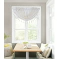 thumbnail image 1 of SAMIMPORT-2011 Ivory Solid Print Rod Pocket Blackout Kitchen Waterfall Valances, 48” x 38”, 1 of 1