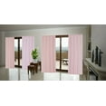 thumbnail image 1 of SAMIMPORT-2011 Privacy Pink Solid Print Rod Pocket Blackout Kitchen Curtains, 35" x 35" (2 Panels), 1 of 3