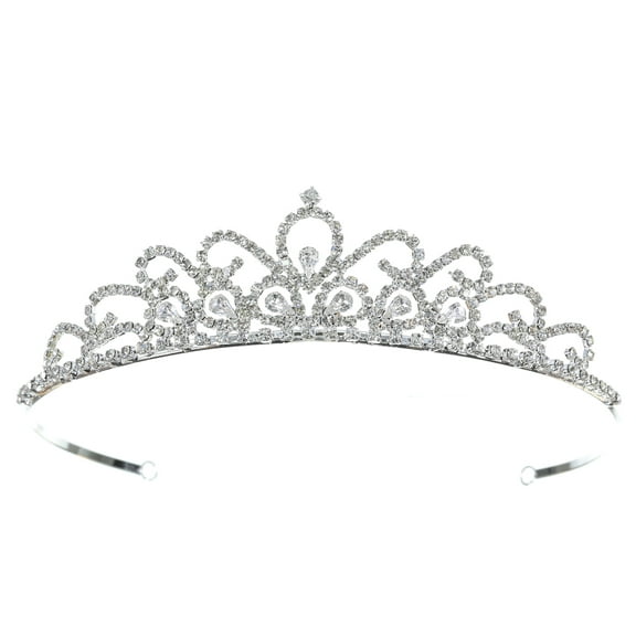 SAMKY Rhinestone Crystal Bridal Tiara a Crown of Romance for Your Wedding
