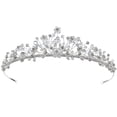 thumbnail image 1 of SAMKY Rhinestone Crystal Tiara Copper Bridal Crown for Elegant Wedding Hairstyles, 1 of 6