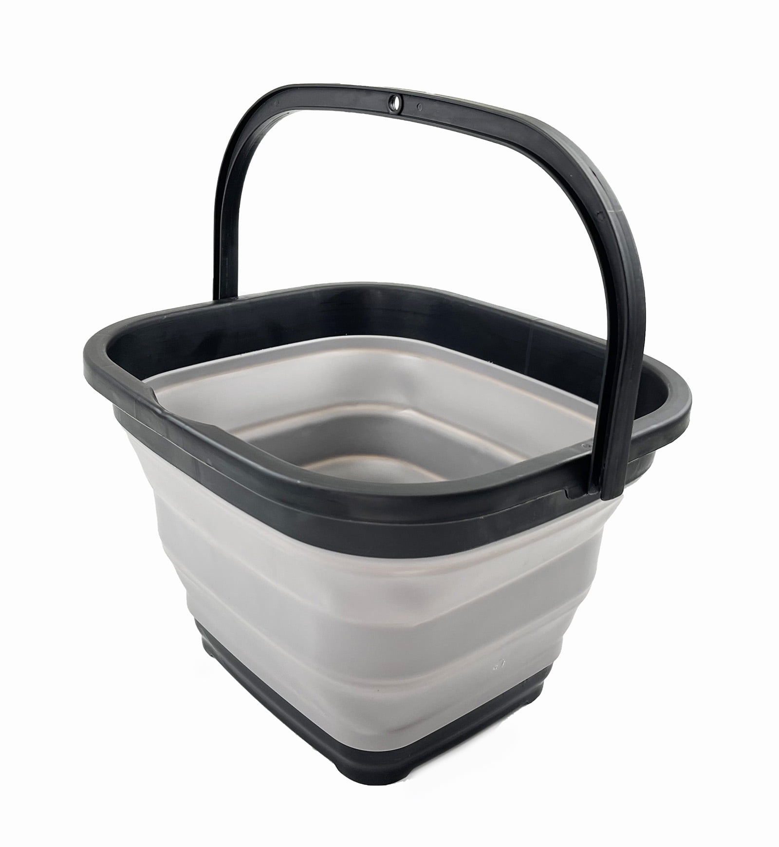 Collapsible Rectangular Case SAMMART 10L (2.6 Gallon) Collapsible Rectangular Handy Basket/Bucket ...