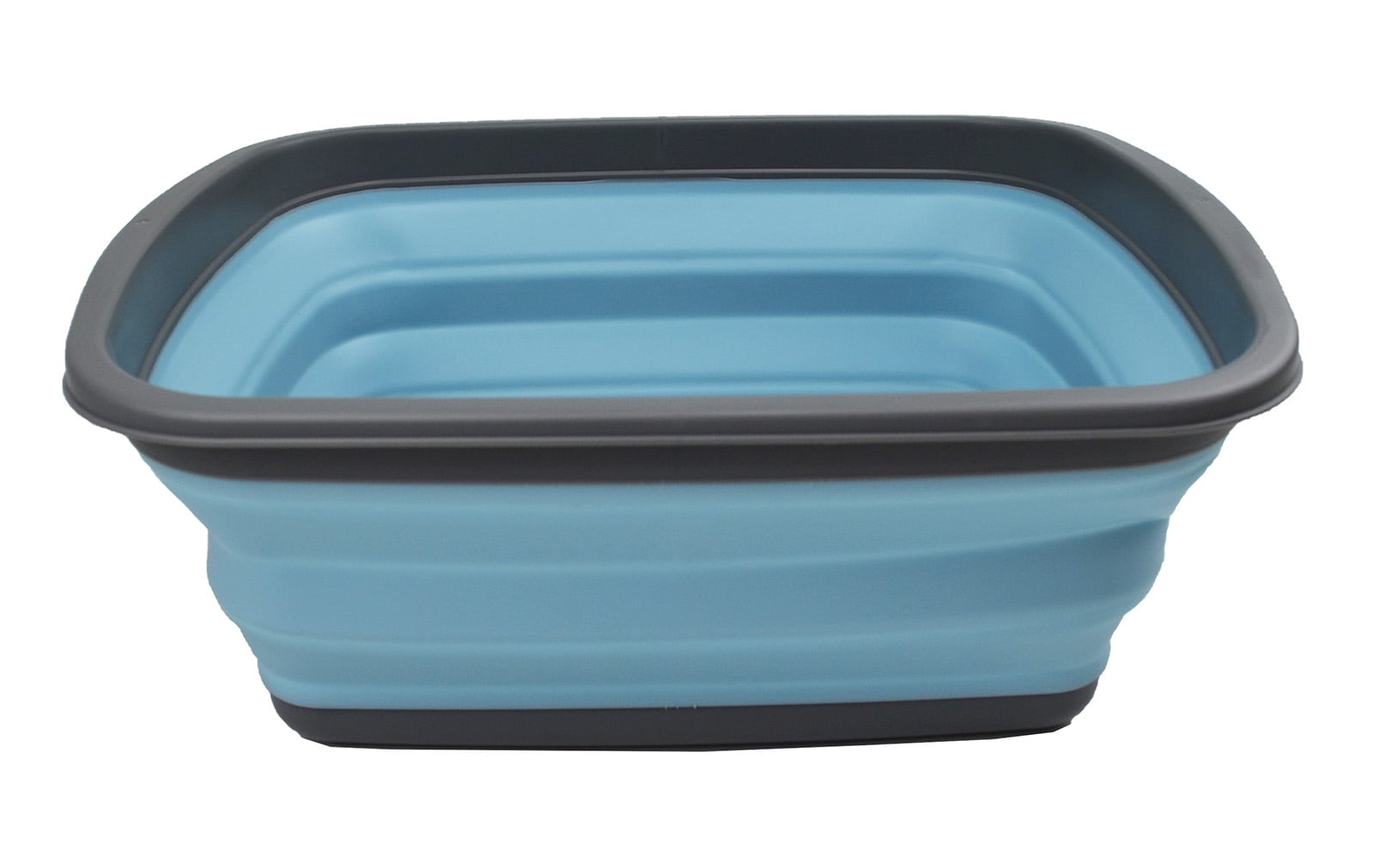 SAMMART Collapsible Dish Tub Set Of 2 - 7.7L Foldable Washing Basin For Kitchen & Camping - View #14