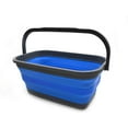 thumbnail image 1 of SAMMART 11.6L (3.06 Gallon) Collapsible Rectangular Handy Basket/Bucket, 1 of 6