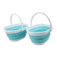 thumbnail image 1 of SAMMART 11L (2.9 Gallon) Collapsible Basket with Handle - Portable Outdoor Picnic Basket/Crater - Foldable Shopping Bag - Space Saving Storage Container, 1 of 7