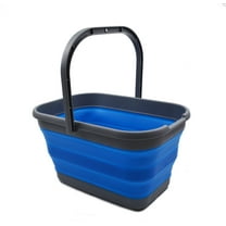 SAMMART 12L (3.1 Gallon) Collapsible Rectangular Handy Basket / Bucket