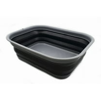 SAMMART 12L (3.17 Gallon) Collapsible Tub - Foldable Dish Tub - Portable Washing Basin - Space Saving Plastic Washtub