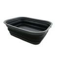 thumbnail image 1 of SAMMART 12L (3.17 Gallon) Collapsible Tub - Foldable Dish Tub - Portable Washing Basin - Space Saving Plastic Washtub, 1 of 6