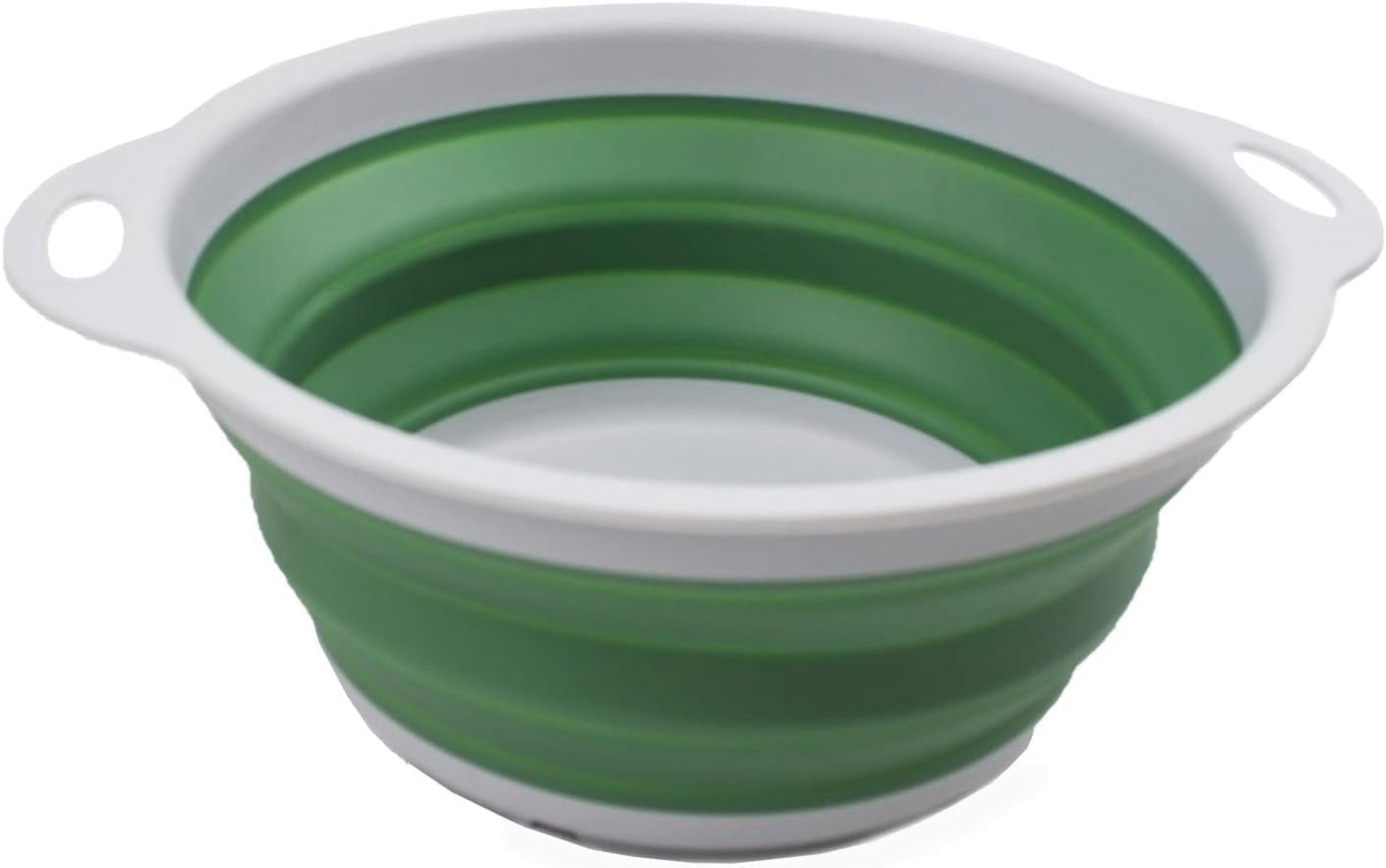 SAMMART 2.6L Collapsible Dish Tub - Foldable Washing Basin, Space Saving For Kitchen, Camping, Grey - View #11